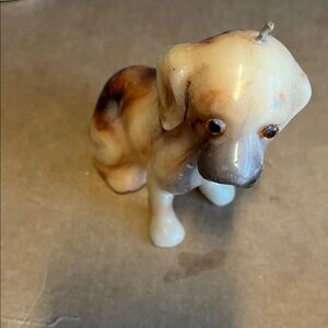 Adorable Dog-Shaped Candle